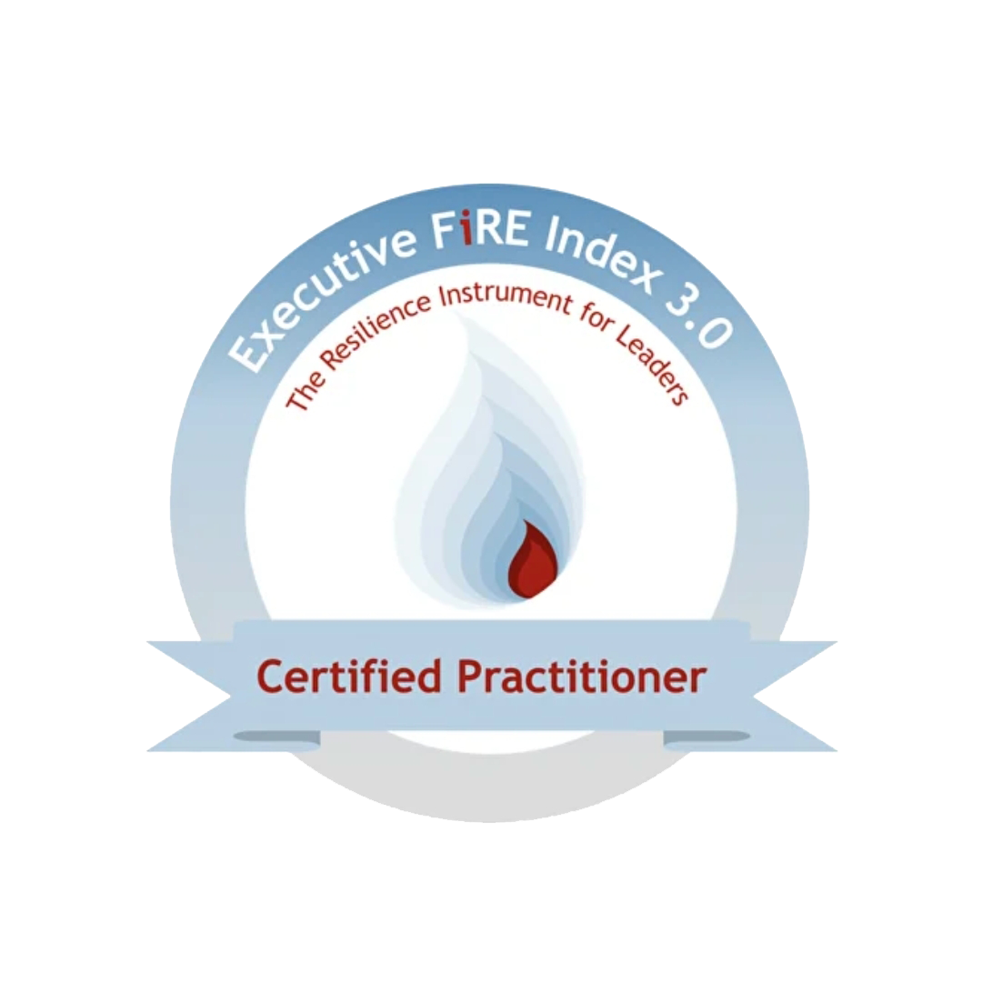 Zertifizierung Executive FiRE Index 3.0 Certified Practitioner für Sonja Albrech, zur Messung von Resilienz bei Führungskräften